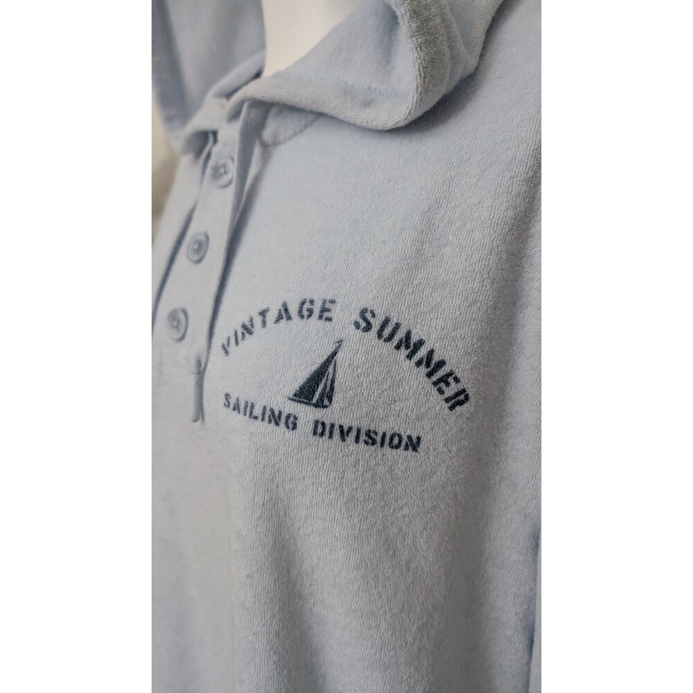 vintage summer terrycloth hoodie - Picture 4 of 15